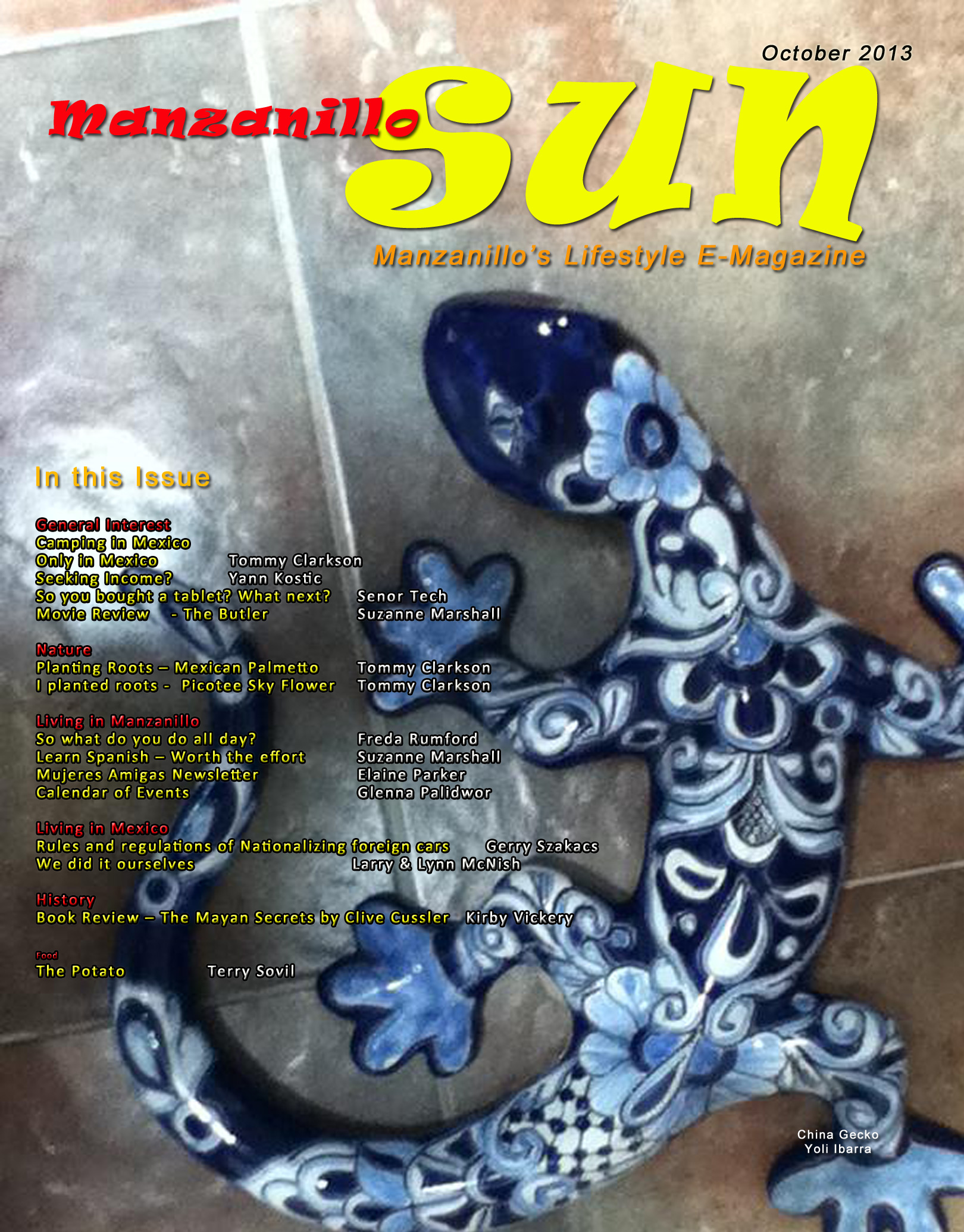 Manzanillo Sun October 2013 (PDF, 10.49 MB)