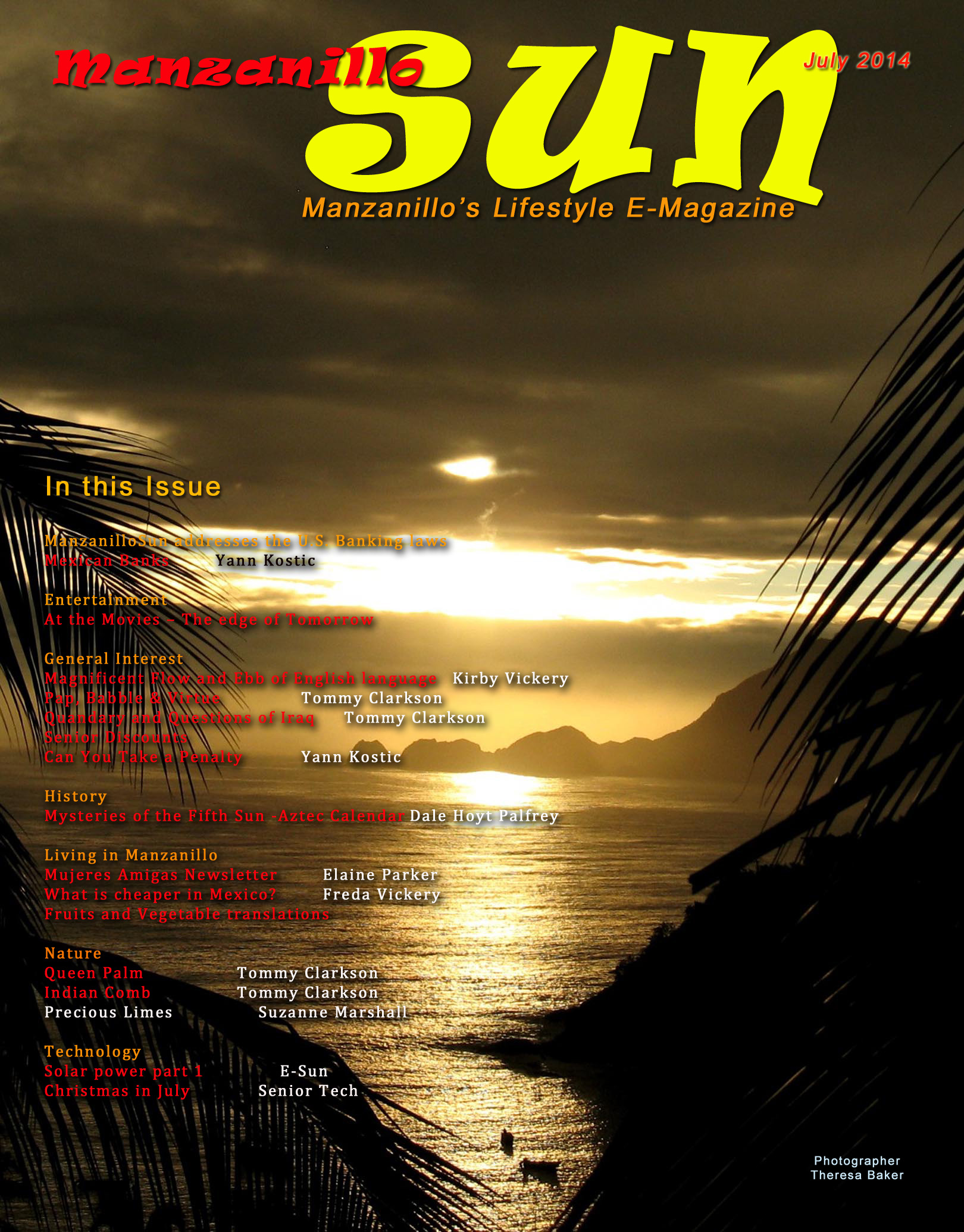 Manzanillo Sun July 2014 (PDF, 25.54 MB)